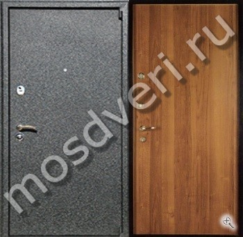 Дверь в квартиру металлическая с внутренней отделкой из ламината - купить от производителя Мосдвери Дверь в квартиру металлическая с внутренней отделкой из ламината