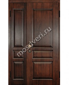 Двустворчатая металлическая дверь SS-49 - купить от производителя Мосдвери Двустворчатая металлическая дверь SS-49