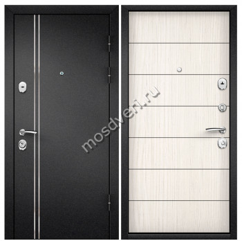 Черная входная дверь в квартиру CHD-14 - купить от производителя Мосдвери Черная входная дверь в квартиру CHD-14