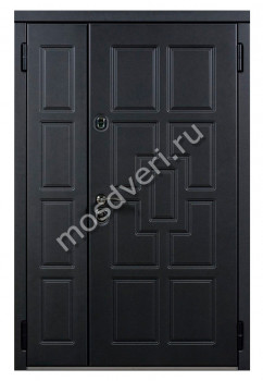 Двухстворчатая входная дверь в квартиру DDV-23 - купить от производителя Мосдвери Двухстворчатая входная дверь в квартиру DDV-23