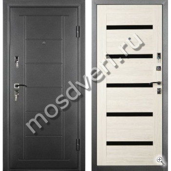 Металлическая уличная дверь с терморазрывом с порошком и ламинатом - купить от производителя Мосдвери Металлическая уличная дверь с терморазрывом с порошком и ламинатом