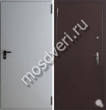 Железная дверь с порошковым напылением с 2-х сторон - купить от производителя Мосдвери Железная дверь с порошковым напылением с 2-х сторон