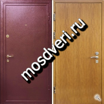 Входная дверь в квартиру с порошковым окрасом снаружи и ламинатом внутри - купить от производителя Мосдвери Входная дверь в квартиру с порошковым окрасом снаружи и ламинатом внутри